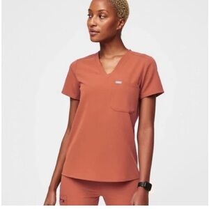 Figs Terracotta Catarina XL Top